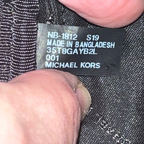 Michael Kors Abbey Medium Studded Pebbled Leather Backpack - Picture 4 of 9